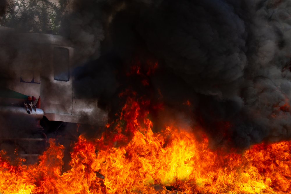 Atlanta — 2 People Dead After Fiery Tractor-Trailer Crash on Interstate 85