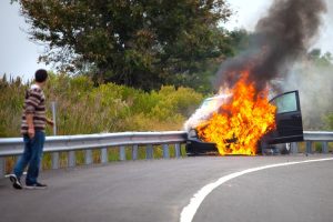 car accident burn injuries