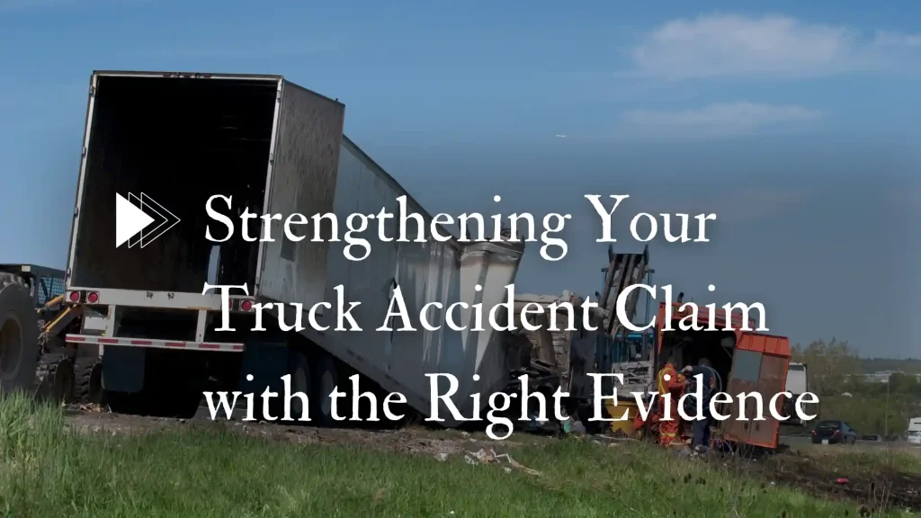 Strengthening Your Truck Accident Claim with the Right Evidence Image