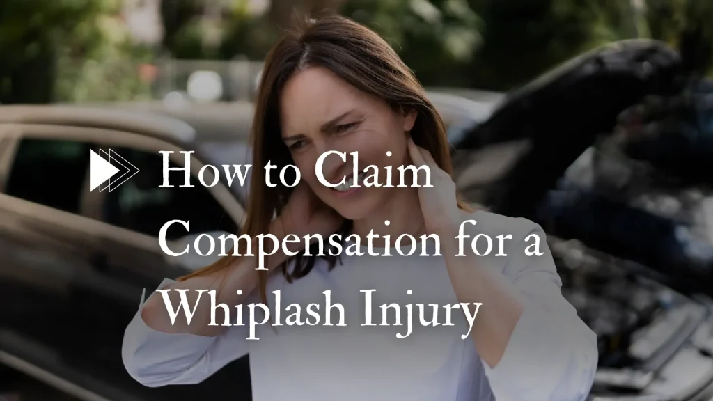 How to Claim Compensation for a Whiplash Injury Image